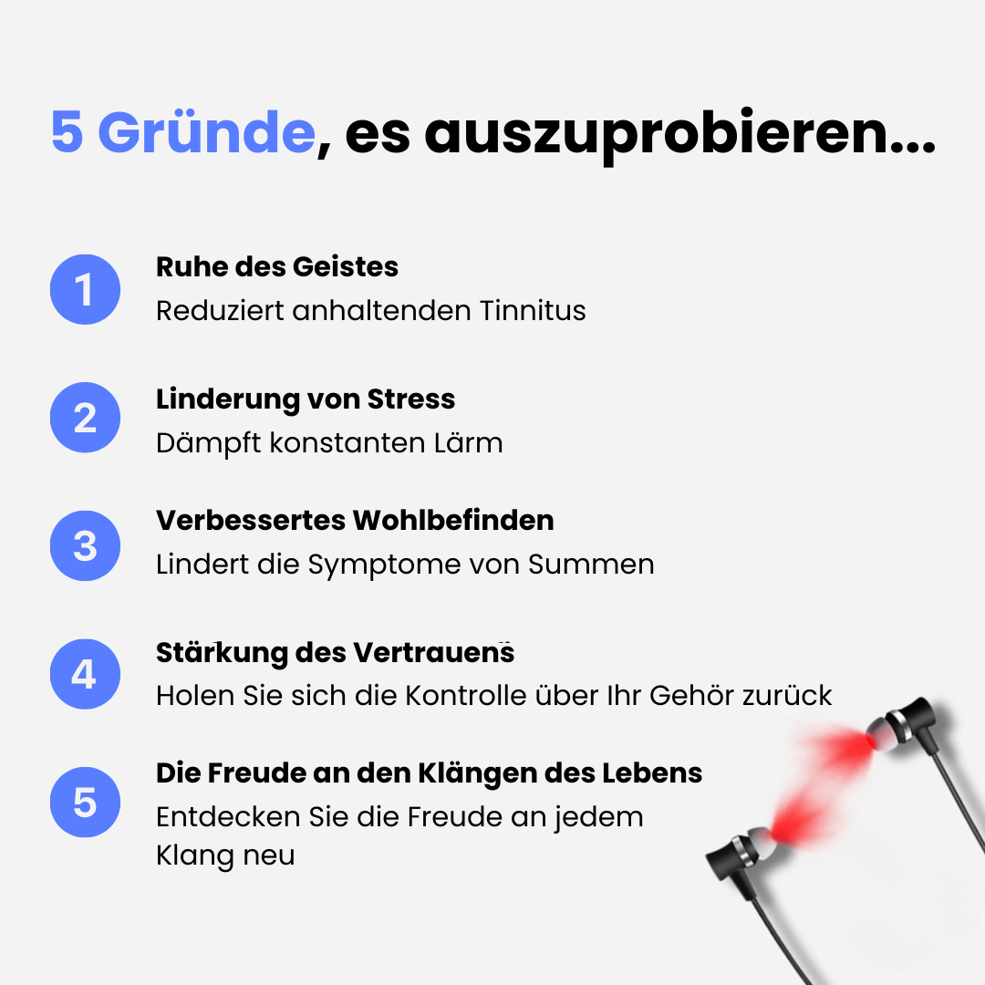 CalmPRO lindert Tinnitus